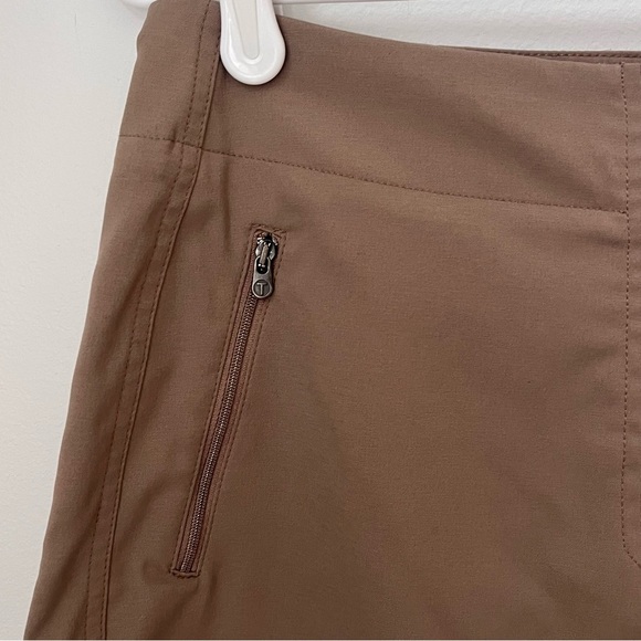 Tail Tech Brown Tennis and Golf A-Line Skort with Zipper Pockets Size 8 - Picture 3 of 8